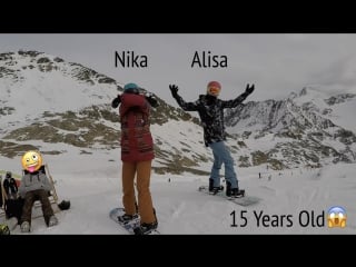 Nika kashevnik & alisa ivannikova in stubai! 18 years old!!!