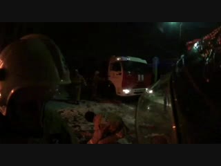 Видео по тушению пожара от первого лица