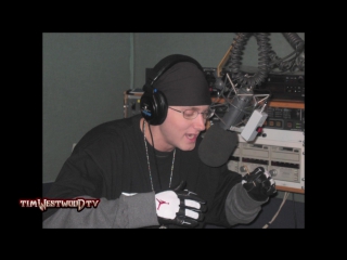 Eminem freestyle never heard before! with d12 throwback 2004 (by tim westwood)