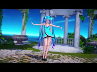 Mmd r 18 [normal] miku glass bead author f dry