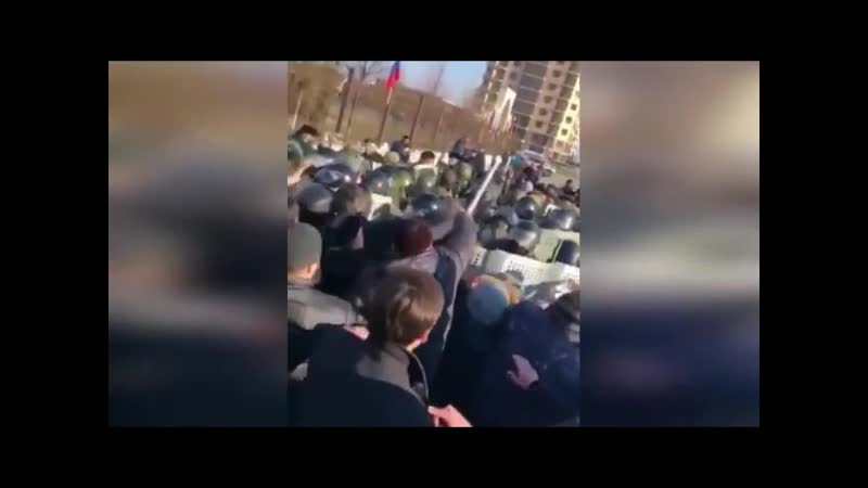 Столкновения с полицией в магасе ингушетия