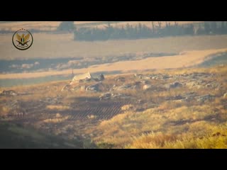 Syria nlf blew up with a tow a position with several soldiers on qasabiyah front s idlib