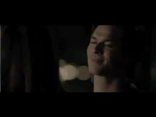 Delena rain kiss