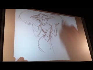 Glen keane draws ariel