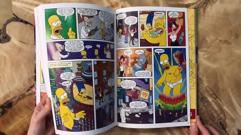 Пионер листает «the simpsons futurama crossover crisis»