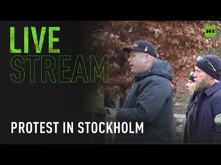 Rasmus paludan protest at turkish embassy in stockholm