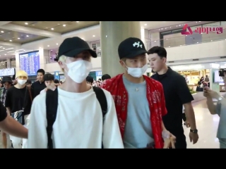 180806, press video of bts arrival at incheon airport (c) liveen tv