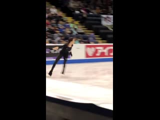 Evgenia medvedeva! practice at skatecanada2019