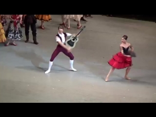 Mariinsky, don quixote act 1, sofia ivanova skoblikova (debut as kitri), evgeny konovalov (basilio)