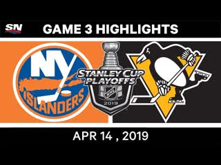 Nhl highlights islanders vs penguins, game 3 – apr 14, 2019