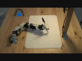 This robotic systems is influenced by research into human behaviour, more specifically how artists make marks that depict, how h