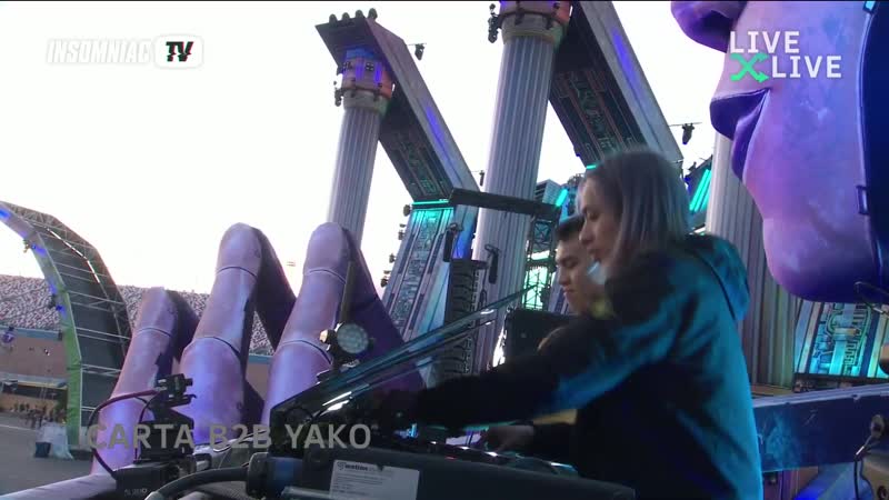 Carta & yako live at edc las vegas