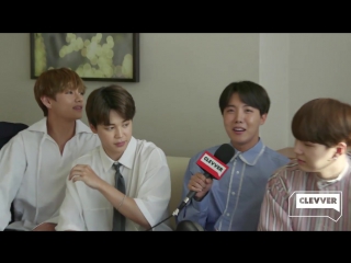 [interview] 170525 bts sings "despacito" & gives sweet message to their fans @ clevver news