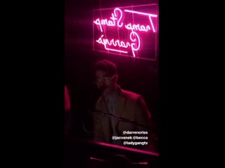 Video our own song from @darrencriss via keltie knights ig story