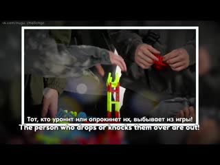 [pops in seoul] lucifer! today's mission for noir! chair stacking! [russub]