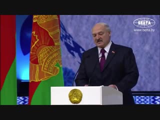 Аляксандр рыгоравіч лукашэнка впервые с 2014 обратился к публике на белорусском