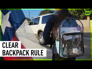 Texas school implements clear backpacks to stop school shootings