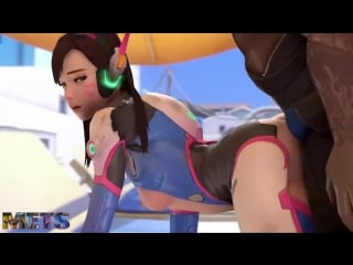Overwatch хентай hentai music fuck porn cartoon порно мультик 3d