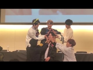 Fancam 171210 фансайн в мендоне cr gyunneee