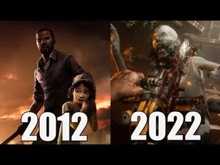 Evolution of the walking dead games (2012 2022)