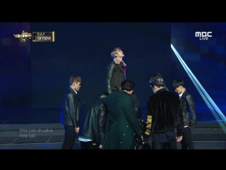 [perf] | 311216 | b a p young, wild free + skydive | mbc gayo daejejun