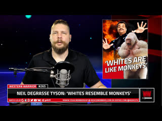 Neil degrasse tyson says white people resemble monkeys