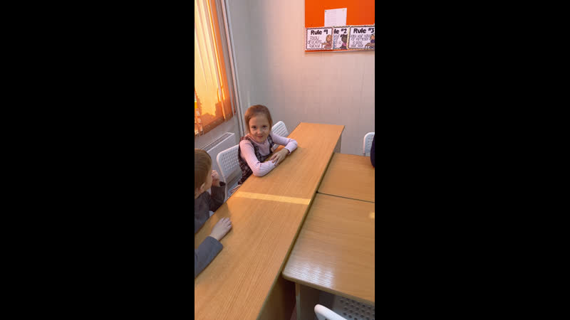 Занятие в группе первоклассников, 18 год обучения