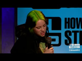 Billie singing an improvised song on the howard stern show