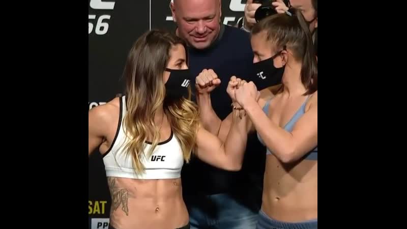 Ufc 256 / face off tecia torres vs sam hughes