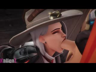 Overwatch ashe 3d hentai #rule34