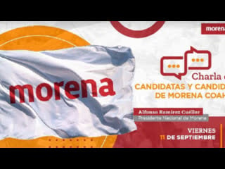 Conferencia de ramirez cuellar y charla con candidat@s de #morena en coahuila