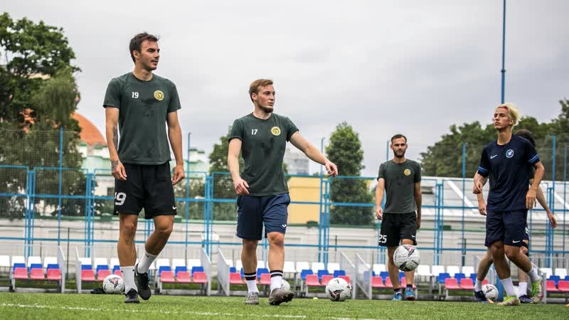 Предыгровая тренироа перед дерби с «динамо спб»