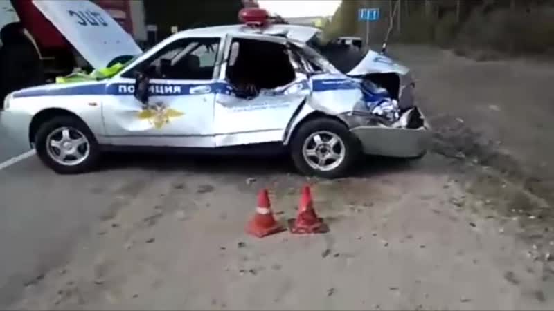 Неадекватное поведение полиции на месте дтп с патрульной машиной