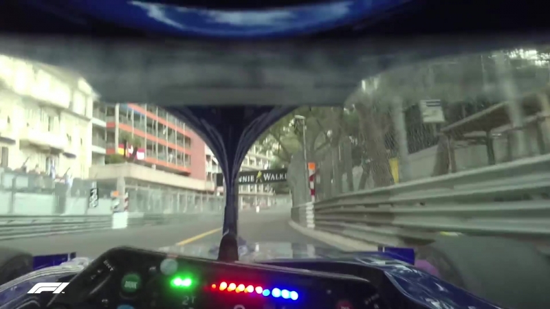 Helmet cam with pierre gasly! | 2018 monaco grand prix