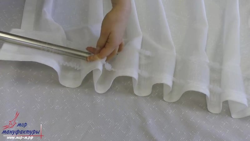 Шторная лента с эффектом люверсов преимущества использования