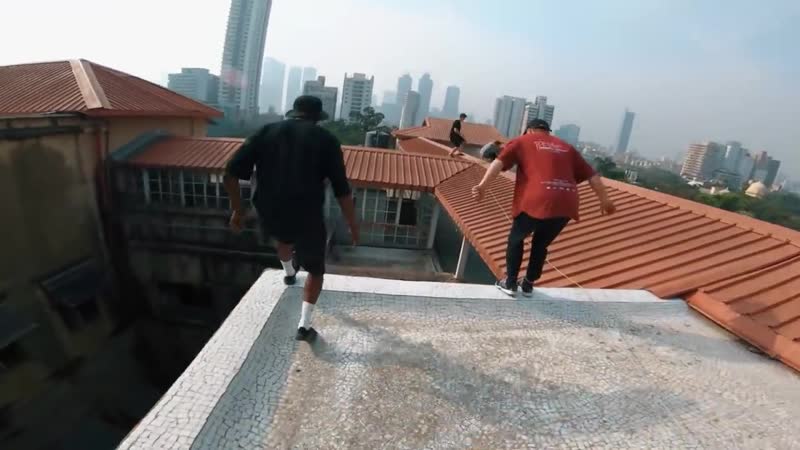 Mumbai rooftop parkour pov 🇮🇳
