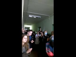 Студенты и преподаватели бгту присоединились к забастое (3)