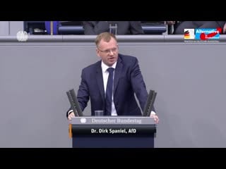 Sie auf der regierungsbank haben überhaupt keine ahnung! dirk spaniel afd fraktion im bundestag