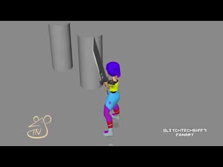 Glitch techs animatics for 3d