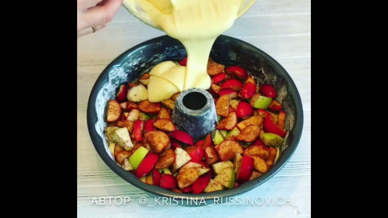 Пышная шарлотка