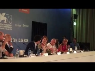 La la land press conference with emma stone and damien chazelle