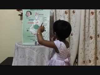 2 year old explains sahaja yoga meditation