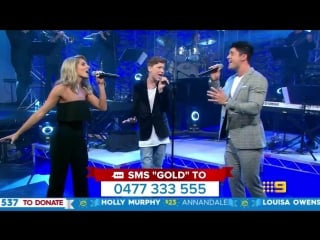 Josh richards, brock ashby & jacinta gulisano a million dreams (gold telethon 2018)