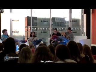 Full interview 5sos shazam a hang part one! [russub]