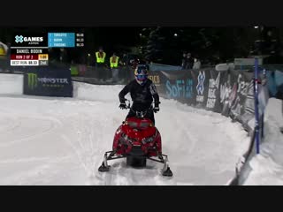 Daniel bodin wins snowmobile freestyle gold x games aspen 2019