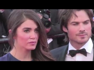 Ian somerhalder et nikki reed les superbes jeunes mariés rayonnent à cannes