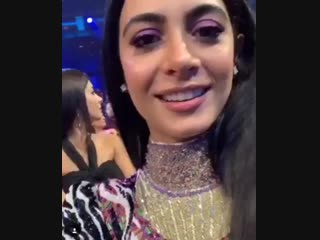 Emeraudetoubia looks gorgeous at latinamas!!