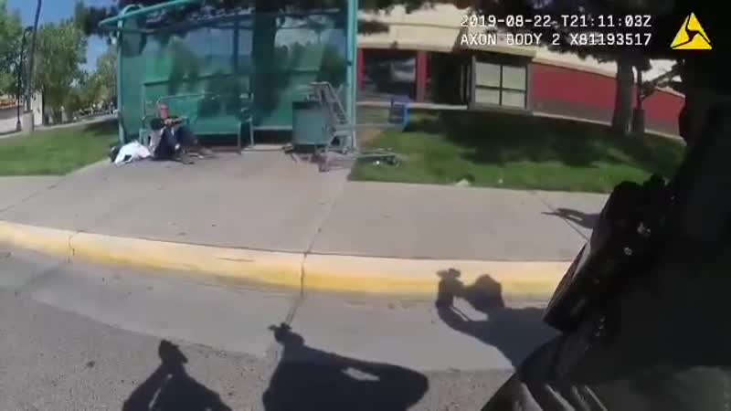 Яркий пример немотивированного применения боевого оружия в отношении безоружного бездомного бойцами спецназа полиции альбукерке