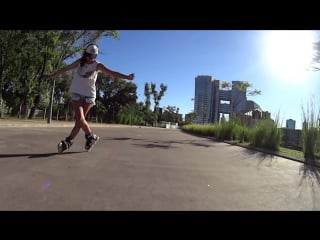 Freestyle roller slalom rider juli balleto (la plata)