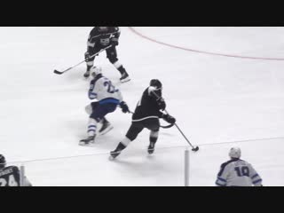 Drew doughty prevents two goals, sets up alex iafallos tally